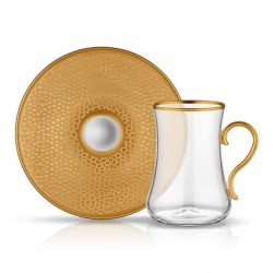 Koleksiyon Serpantin Altın Kulplu Çay Seti 6'Lı 31000040516